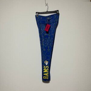 Foco Rams Leggings, Size Large, NFL, Blue/Yellow, NWT